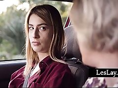 Lesbian Teen Seduction: Scott and Spade's Intimate Moment