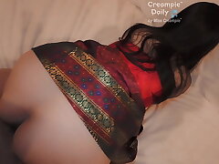 Thai Dancer's Ass Gets Creampie
