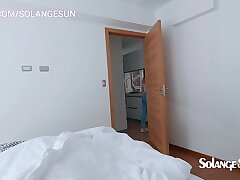 Solange Sun's Sultry Stocking Tease
