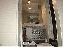 Filmed Creampie to Bath with Sexy Gymnast