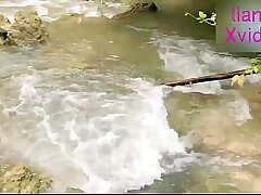 Riverbank Rendezvous: Chubby Couple's Amateur Affair