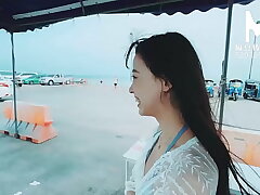 Passionate Affair on a Private Beach: ModelMedia's Island Lover